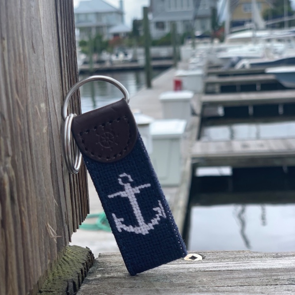 Brand new Needlepoint Anchor Key Fob - Picture 5 of 5